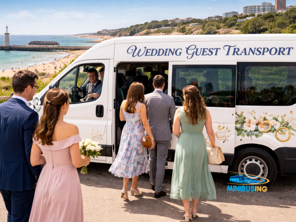 Wedding guest transport Bournemouth