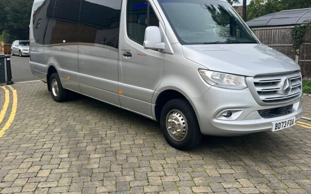 Minibusing 16 seater minibus for airport transfers from Bournemouth