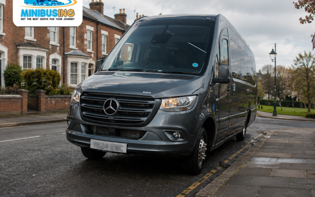 Minibus with driver for group transport in Weymouth